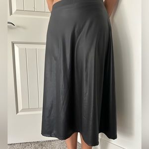 LEATHER LOOK SKIRT